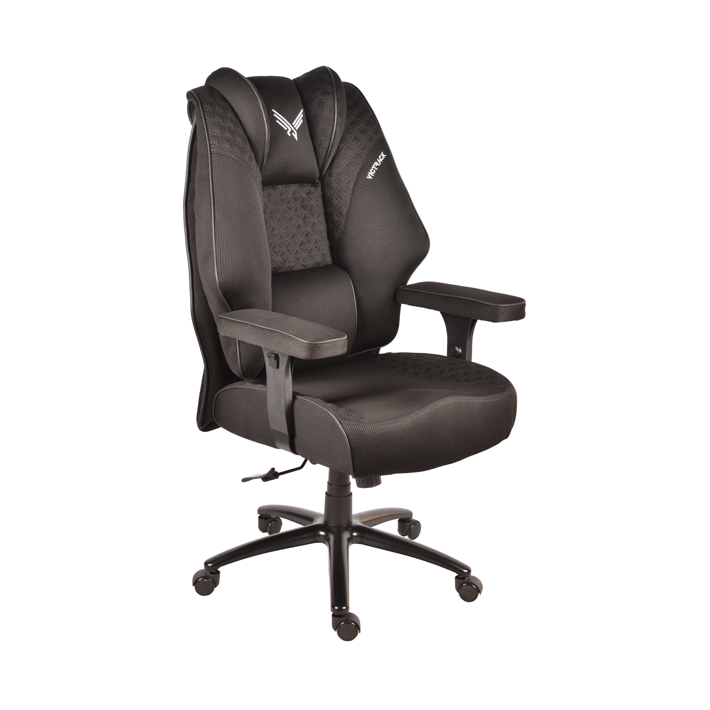 Victrack Premium Pro Gaming Chair, Computer Chair, Height Adjustable, with 360°-Swivel Seat and for Office or Gaming, A-01, Black