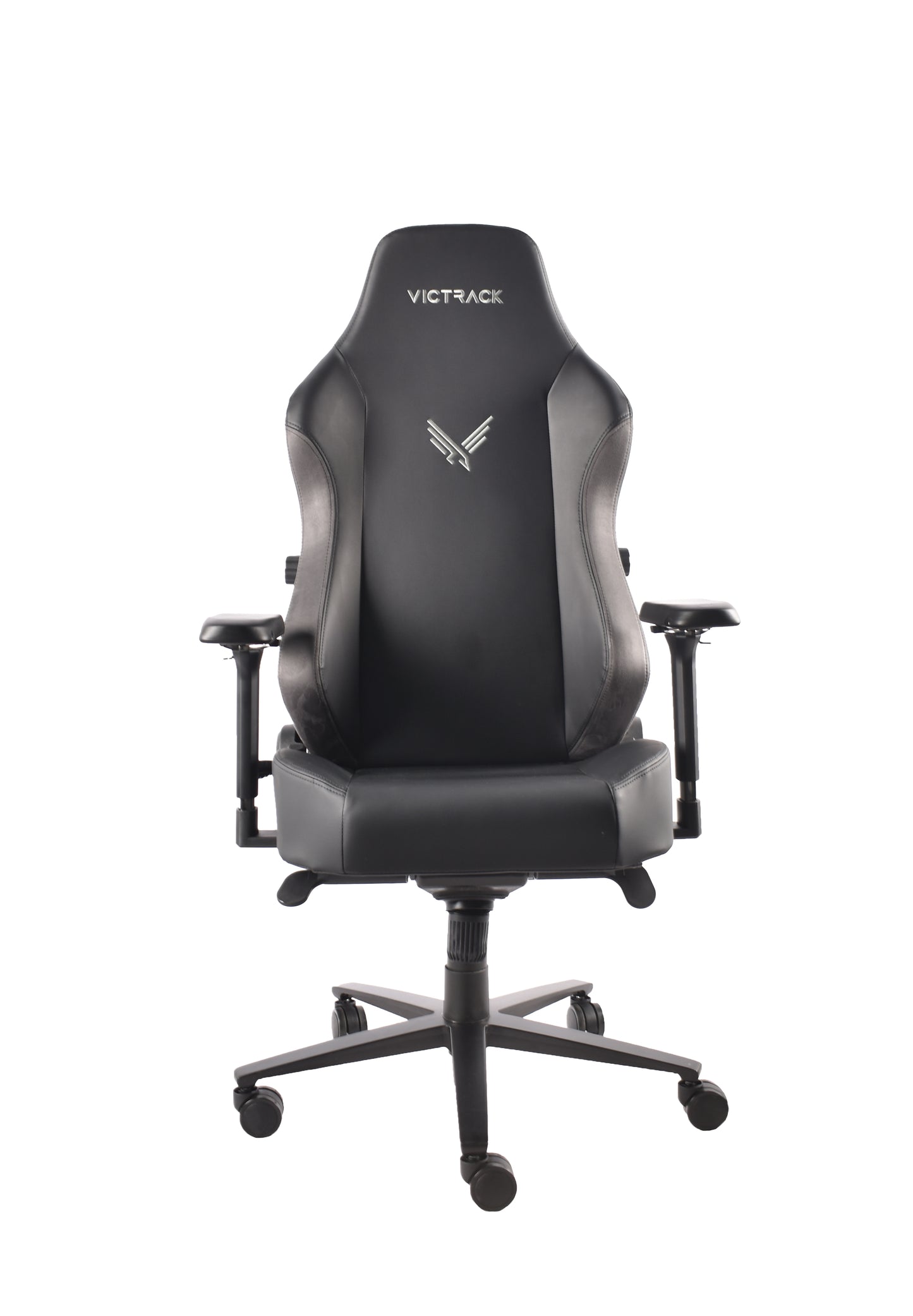 Victrack Premium Gaming Chair, Computer Chair, Height Adjustable, with 360°-Swivel Seat and for Office or Gaming, PGC-01, Black