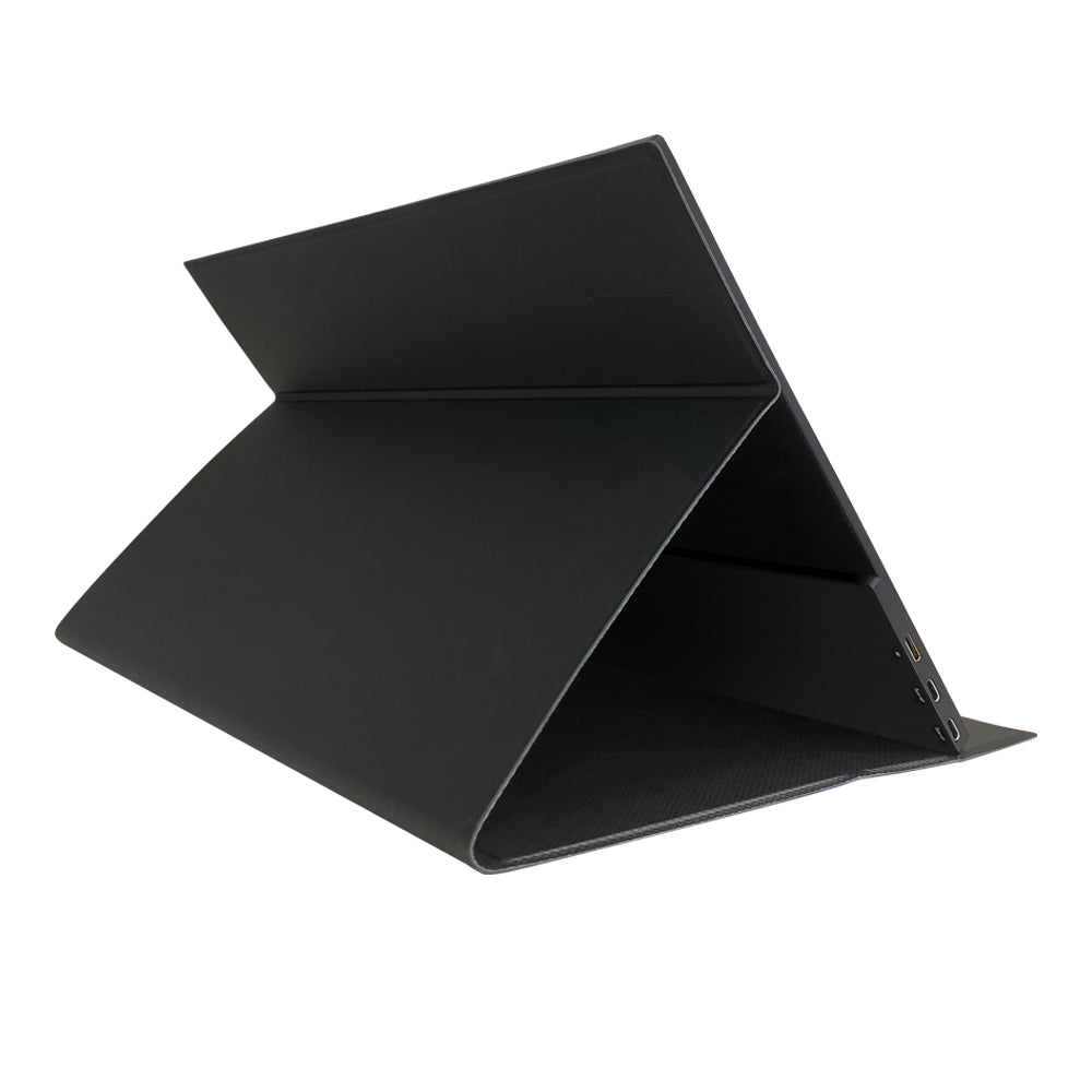 Victrack 16-inch QHD Portable Monitor, Ultra thin/Smart cover, HDMI USB-C, Extend Screen for Laptop, smart phone, pad, Real 120Hz/IPS/HDR, Black