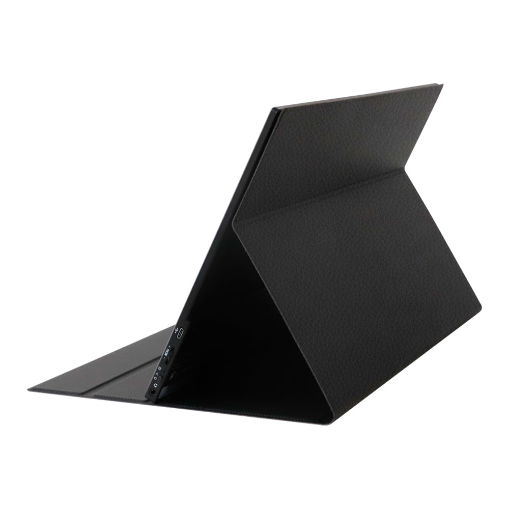 Victrack 15.6-inch Full HD/4K Portable Monitor, Ultra thin/Smart cover, HDMI USB-C, Extend Screen for Laptop, smart phone, pad, Real 60Hz/IPS/HDR, Black