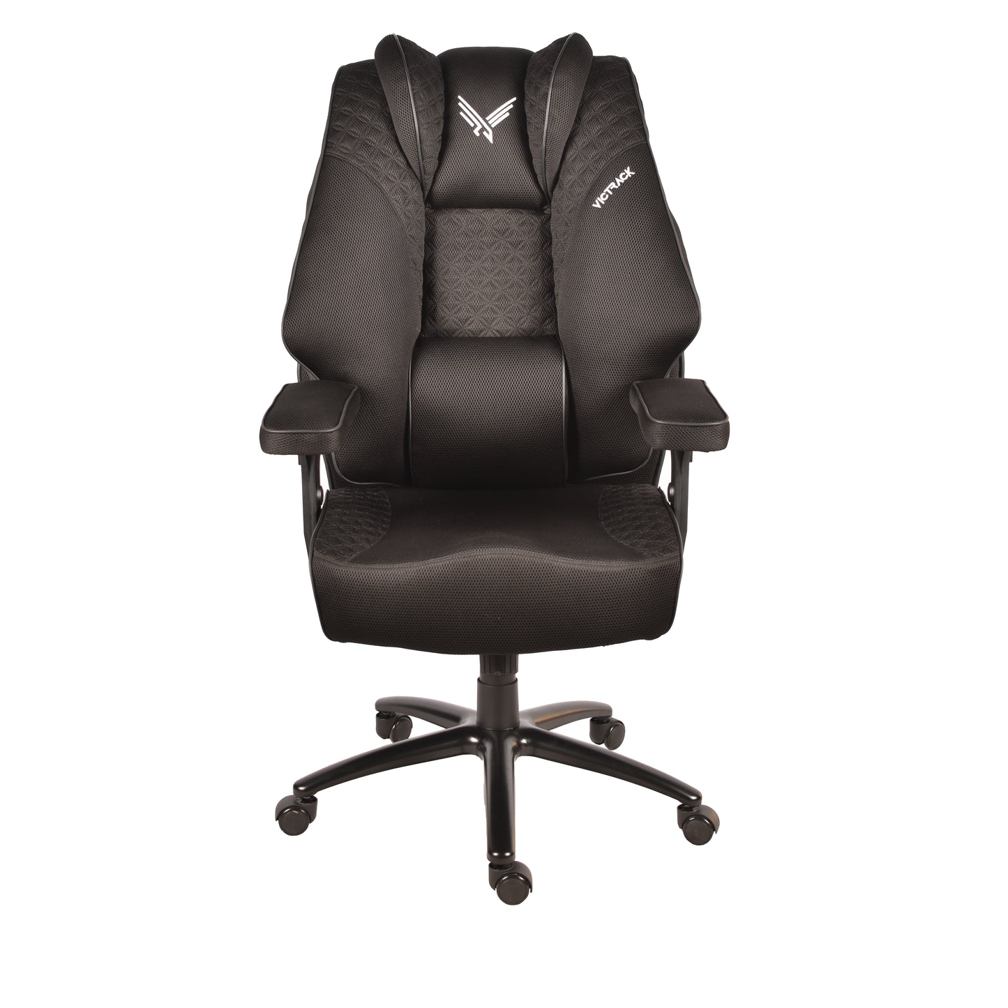 Victrack Premium Pro Gaming Chair, Computer Chair, Height Adjustable, with 360°-Swivel Seat and for Office or Gaming, A-01, Black